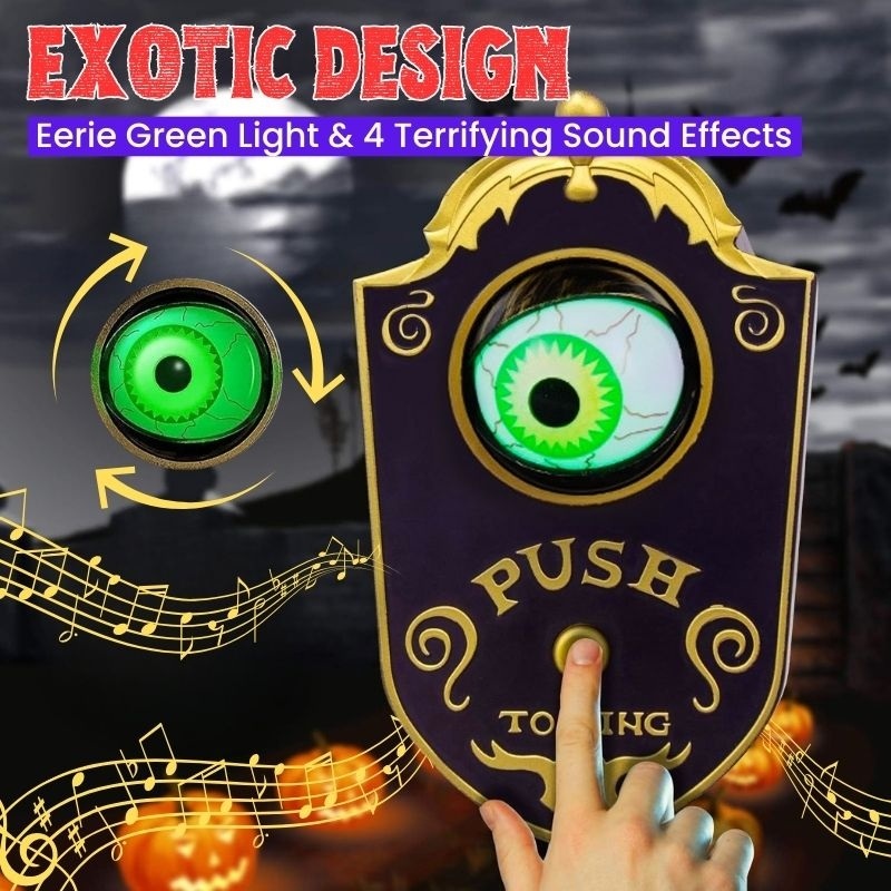 👁️ Eyeball Doorbell Madness – Flash Sale 50% OFF, Only Today!🔥See Who's Knocking in Style!