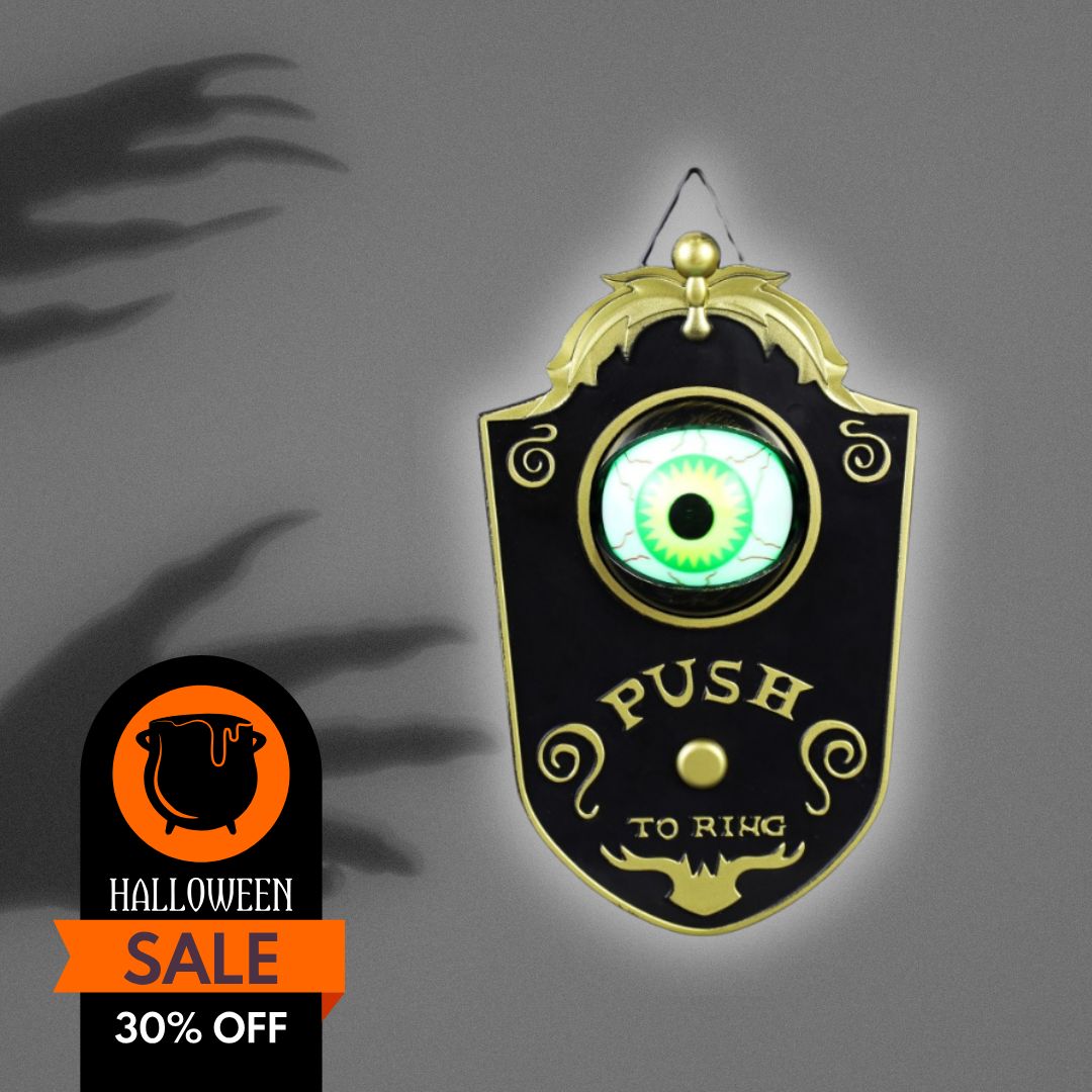 👁️ Eyeball Doorbell Madness – Flash Sale 50% OFF, Only Today!🔥See Who's Knocking in Style!