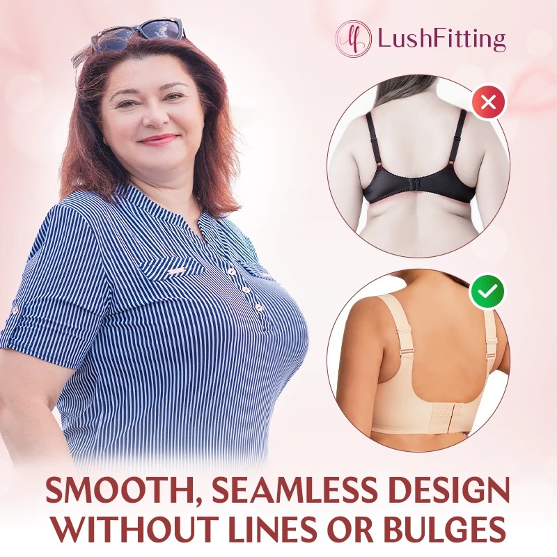 LushFitting - LAST DAY SALE 80% OFF - Lifting Anti-Sagging Wireless Adjustable Seamless Bra