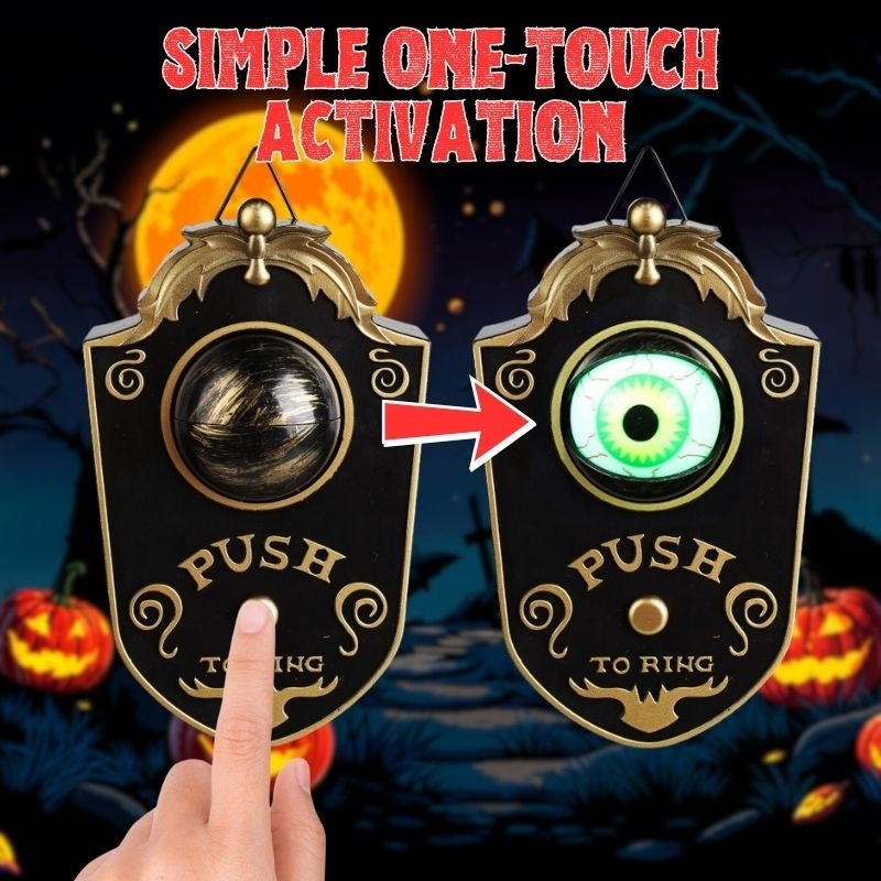 👁️ Eyeball Doorbell Madness – Flash Sale 50% OFF, Only Today!🔥See Who's Knocking in Style!